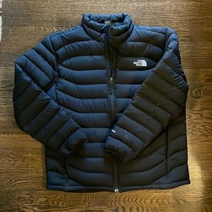 North Face Black Puffer Jacket - L